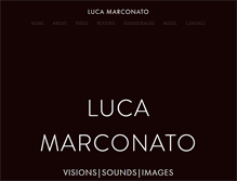 Tablet Screenshot of lucamarconato.com
